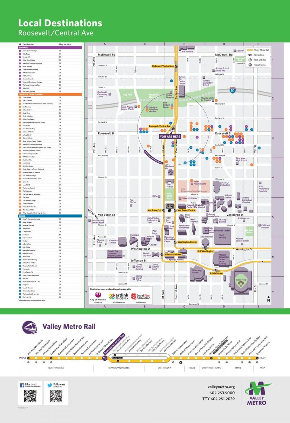 Valley metro rail map