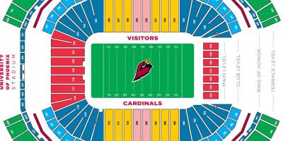 Az Cardinals stadium map