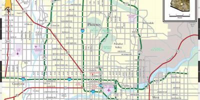 map of phoenix az streets Phoenix Map Maps Phoenix Arizona Usa map of phoenix az streets