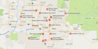 Map of Phoenix casino